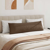 Cuscini da Divano 2 pcs Marrone 145 x 40 cm Tessuto