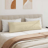 Cuscini da Divano 2 pcs Crema 145 x 40 cm Tessuto