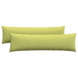 Cuscini da Divano 2 pcs Verde chiaro 145 x 40 cm Tessuto