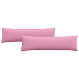 Cuscini da Divano 2 pcs Rosa 145 x 40 cm Tessuto