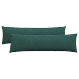 Cuscini da Divano 2 pcs Verde Scuro 145 x 40 cm