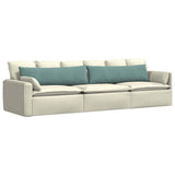 Cuscini da Divano 2 pcs Verde Mare 145 x 40 cm Tessuto in Cords