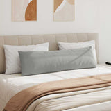 Cuscini da Divano 2 pcs Grigio chiaro 145 x 40 cm Tessuto