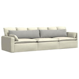 Cuscini da Divano 2 pcs Grigio chiaro 145 x 40 cm Tessuto