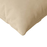 Cuscini da Divano 2 pcs Crema 145 x 40 cm Tessuto
