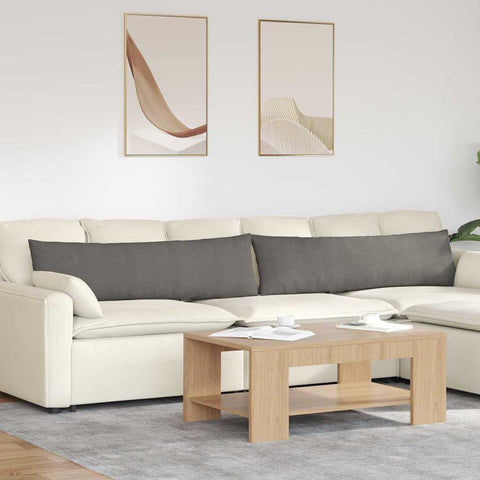Cuscini da Divano 2 pcs Grigio chiaro 145 x 40 cm