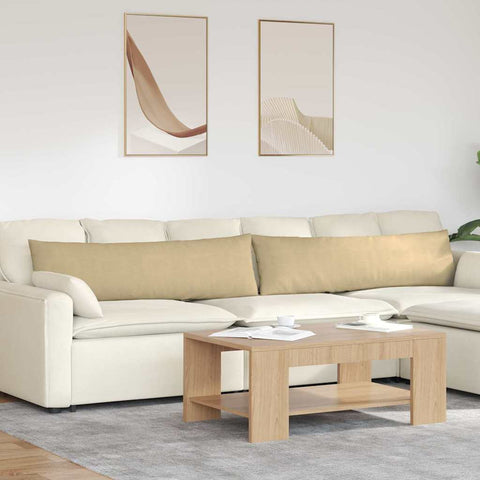 Cuscini da Divano 2 pcs Grigio Verde 145 x 40 cm