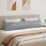 Cuscini da Divano 2 pcs Grigio chiaro 200 x 40 cm Tessuto