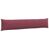 Cuscini da Divano 2 pcs Rosso Vino 200 x 40 cm Tessuto