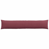 Cuscini da Divano 2 pcs Rosso Vino 200 x 40 cm Tessuto
