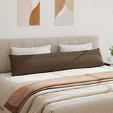 Cuscini da Divano 2 pcs Marrone 200 x 40 cm Tessuto