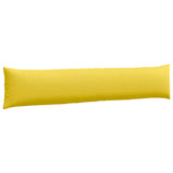 Cuscini da Divano 2 pcs Giallo Chiaro 200 x 40 cm Tessuto