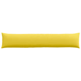 Cuscini da Divano 2 pcs Giallo Chiaro 200 x 40 cm Tessuto