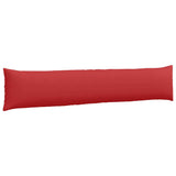 Cuscini da Divano 2 pcs Rosso 200 x 40 cm Tessuto