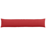 Cuscini da Divano 2 pcs Rosso 200 x 40 cm Tessuto