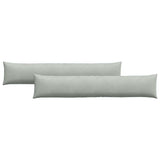Cuscini da Divano 2 pcs Grigio chiaro 200 x 40 cm