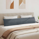 Cuscini da Divano 2 pcs Grigio scuro 200 x 40 cm
