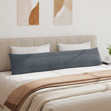 Cuscini da Divano 2 pcs Grigio scuro 200 x 40 cm