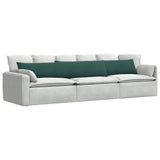 Cuscini da Divano 2 pcs Verde scuro 200 x 40 cm