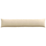 Cuscini da Divano 2 pcs Crema 200 x 40 cm Tessuto