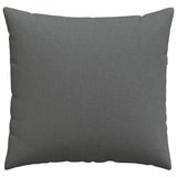 Cuscini da Divano 2 pcs Grigio scuro 45 x 45 cm Tessuto