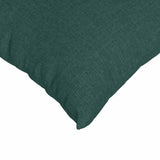 Cuscini da Divano 2 pcs Verde Scuro 45 x 45 cm Tessuto