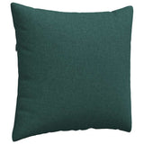 Cuscini da Divano 2 pcs Verde Scuro 45 x 45 cm Tessuto
