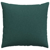 Cuscini da Divano 2 pcs Verde Scuro 45 x 45 cm Tessuto