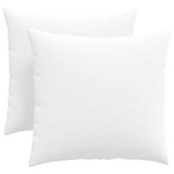 Cuscini da Divano 2 pcs Bianco 45 x 45 cm Tessuto