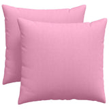 Cuscini da Divano 2 pcs Rosa 45 x 45 cm Tessuto