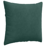 Cuscini da Divano 2 pcs Verde Scuro 45 x 45 cm Tessuto in Cords