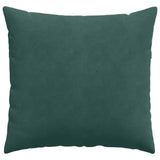 Cuscini da Divano 2 pcs Verde Scuro 45 x 45 cm Tessuto in Cords