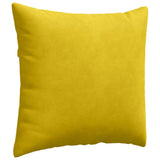 Cuscini da Divano 2 pcs Giallo 45 x 45 cm Tessuto in Cords