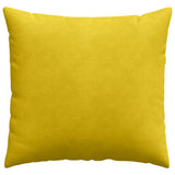 Cuscini da Divano 2 pcs Giallo 45 x 45 cm Tessuto in Cords