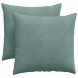 Cuscini da Divano 2 pcs Verde Mare 45 x 45 cm Tessuto in Cords