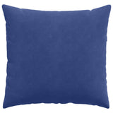 Cuscini da Divano 2 pcs Blu Polizia 45 x 45 cm Tessuto in Cords