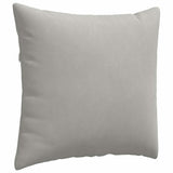 Cuscini da Divano 2 pcs Grigio chiaro 45 x 45 cm Tessuto