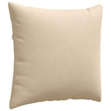 Cuscini da Divano 2 pcs Crema 45 x 45 cm Tessuto
