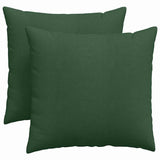 Cuscini da Divano 2 pcs Verde Scuro 45 x 45 cm Tessuto in Cords