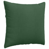 Cuscini da Divano 2 pcs Verde Scuro 45 x 45 cm Tessuto in Cords