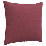 Cuscini da Divano 2 pcs Rosso Vino 50 x 50 cm Tessuto