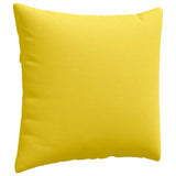 Cuscini da Divano 2 pcs Giallo Chiaro 50 x 50 cm Tessuto