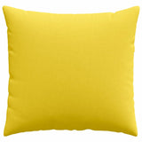Cuscini da Divano 2 pcs Giallo Chiaro 50 x 50 cm Tessuto