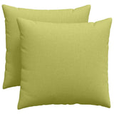 Cuscini da Divano 2 pcs Verde chiaro 50 x 50 cm Tessuto