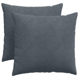 Cuscini da Divano 2 pcs Grigio scuro 50 x 50 cm