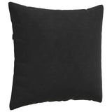Cuscini da Divano 2 pcs Nero 50 x 50 cm Tessuto in Cords