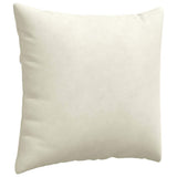 Cuscini da Divano 2 pcs Crema 50 x 50 cm Tessuto in Cords