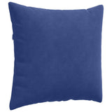Cuscini da Divano 2 pcs Blu Polizia 50 x 50 cm Tessuto in Cords