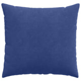 Cuscini da Divano 2 pcs Blu Polizia 50 x 50 cm Tessuto in Cords