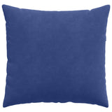 Cuscini da Divano 2 pcs Blu Polizia 50 x 50 cm Tessuto in Cords